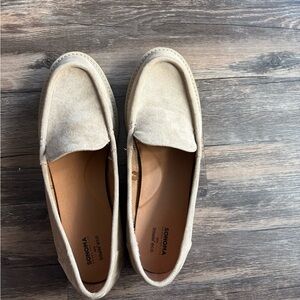 Sonoma Light Tan Suede Loafers